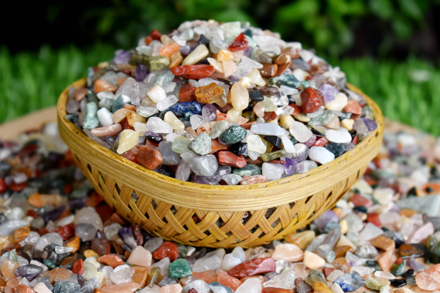 Raw Mix Agate Gemstone Chips