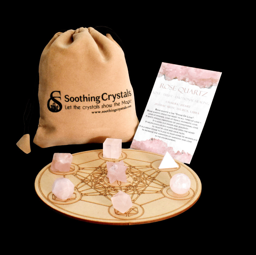 Rose Quartz Geometry Set