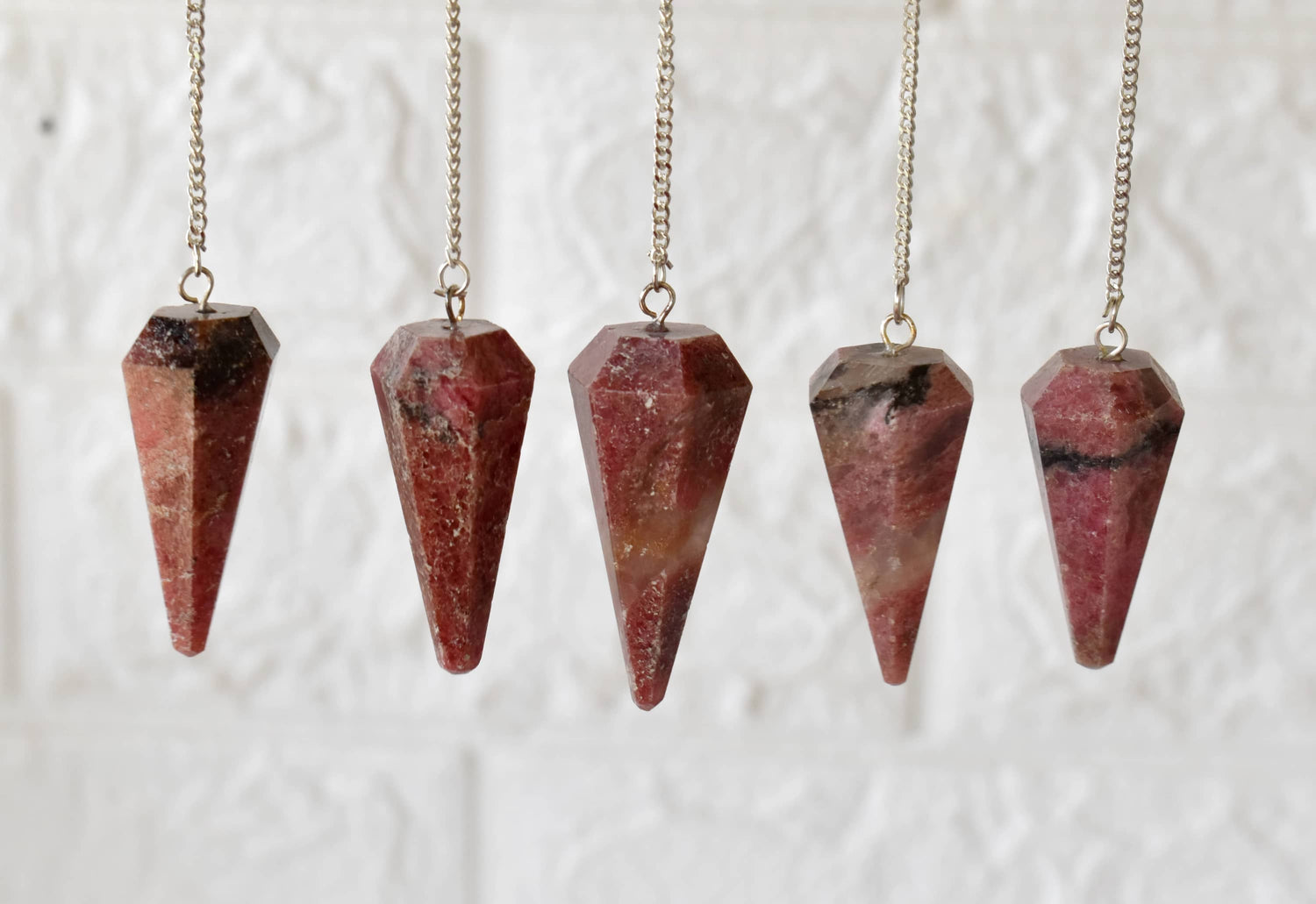 Rhodonite Pendulum