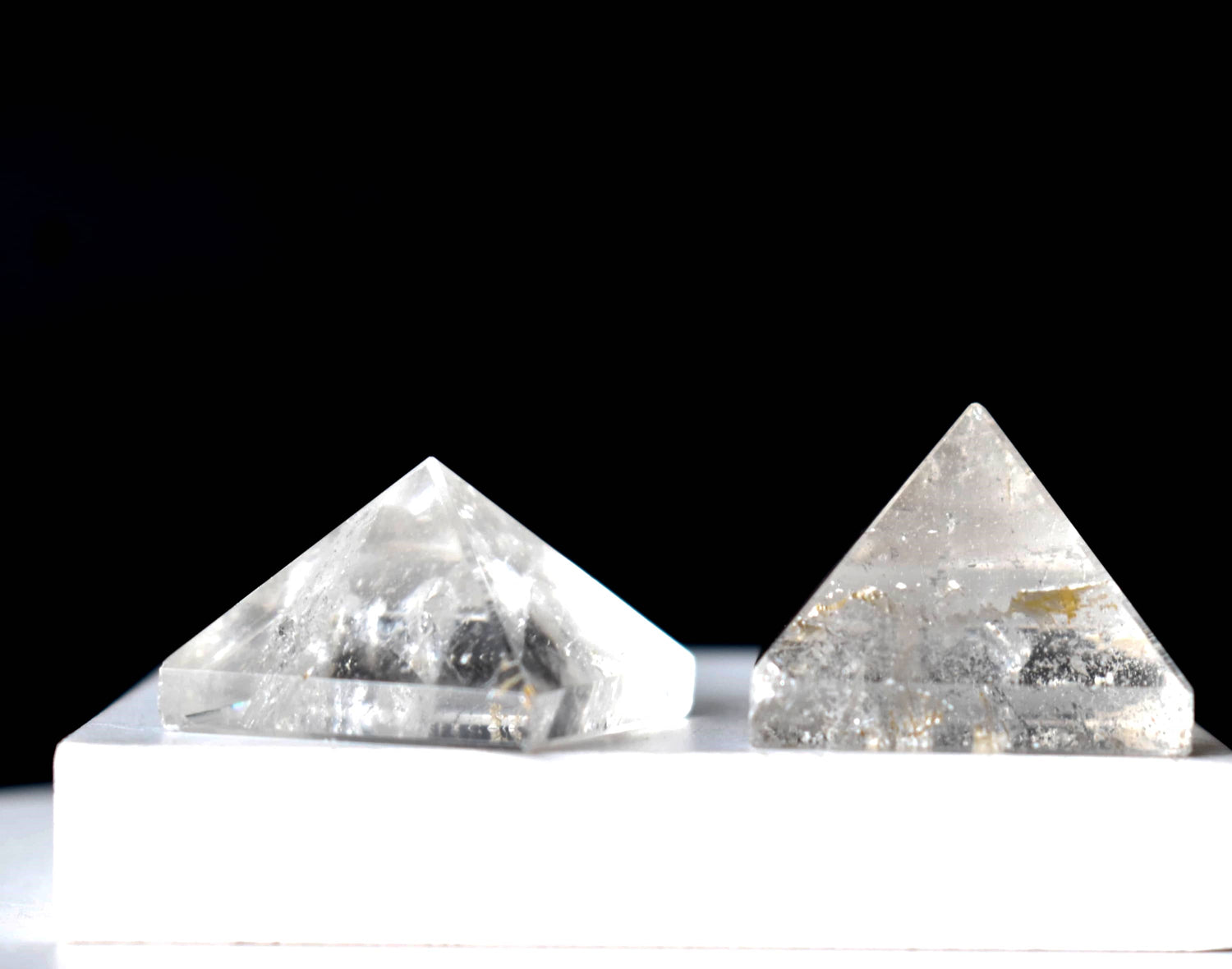 1 inches Crystal Quartz Pyramids