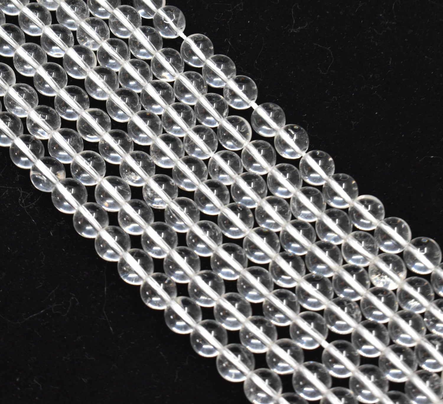 Crystal Quartz Round Beads