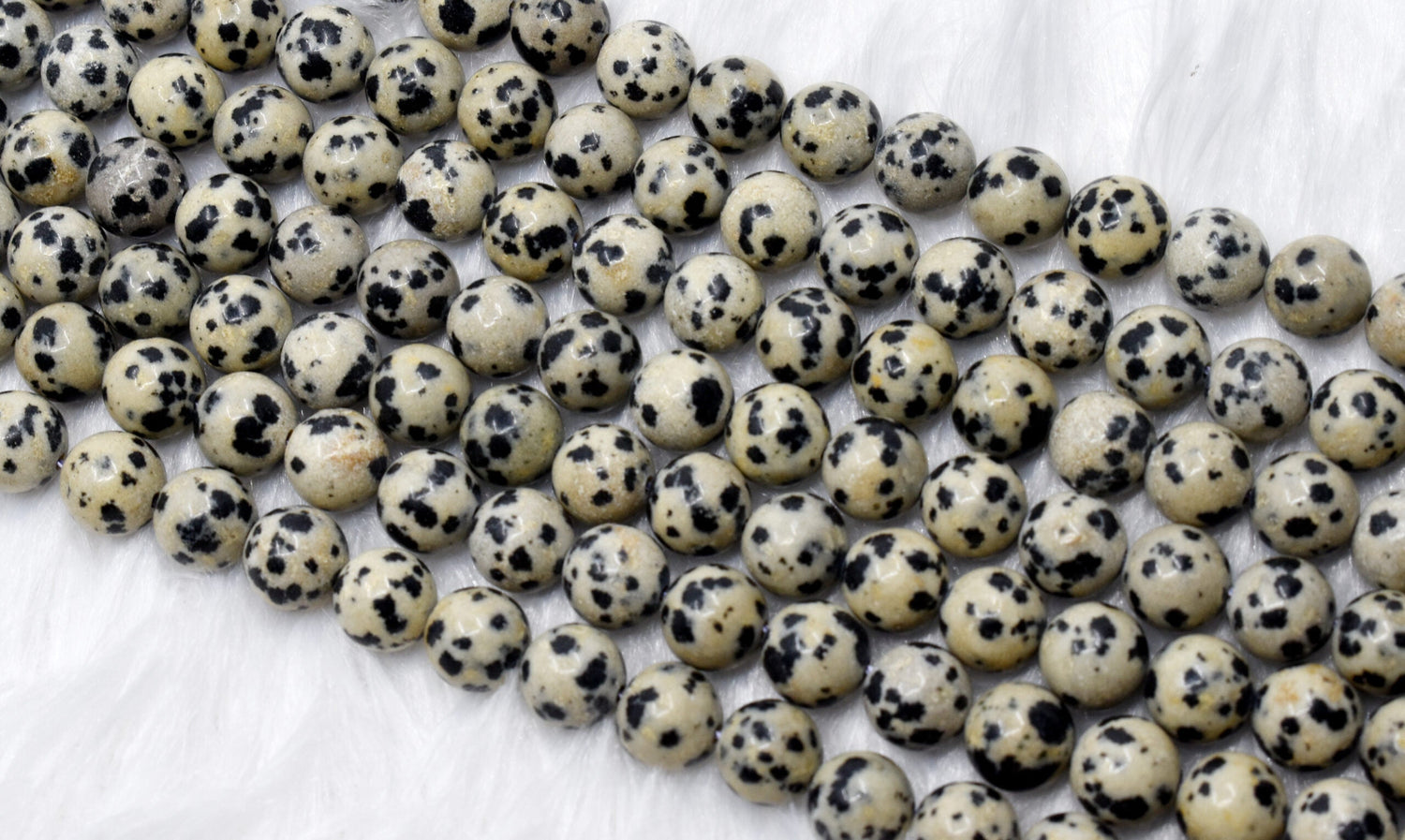 Dalmatian Jasper Round Beads