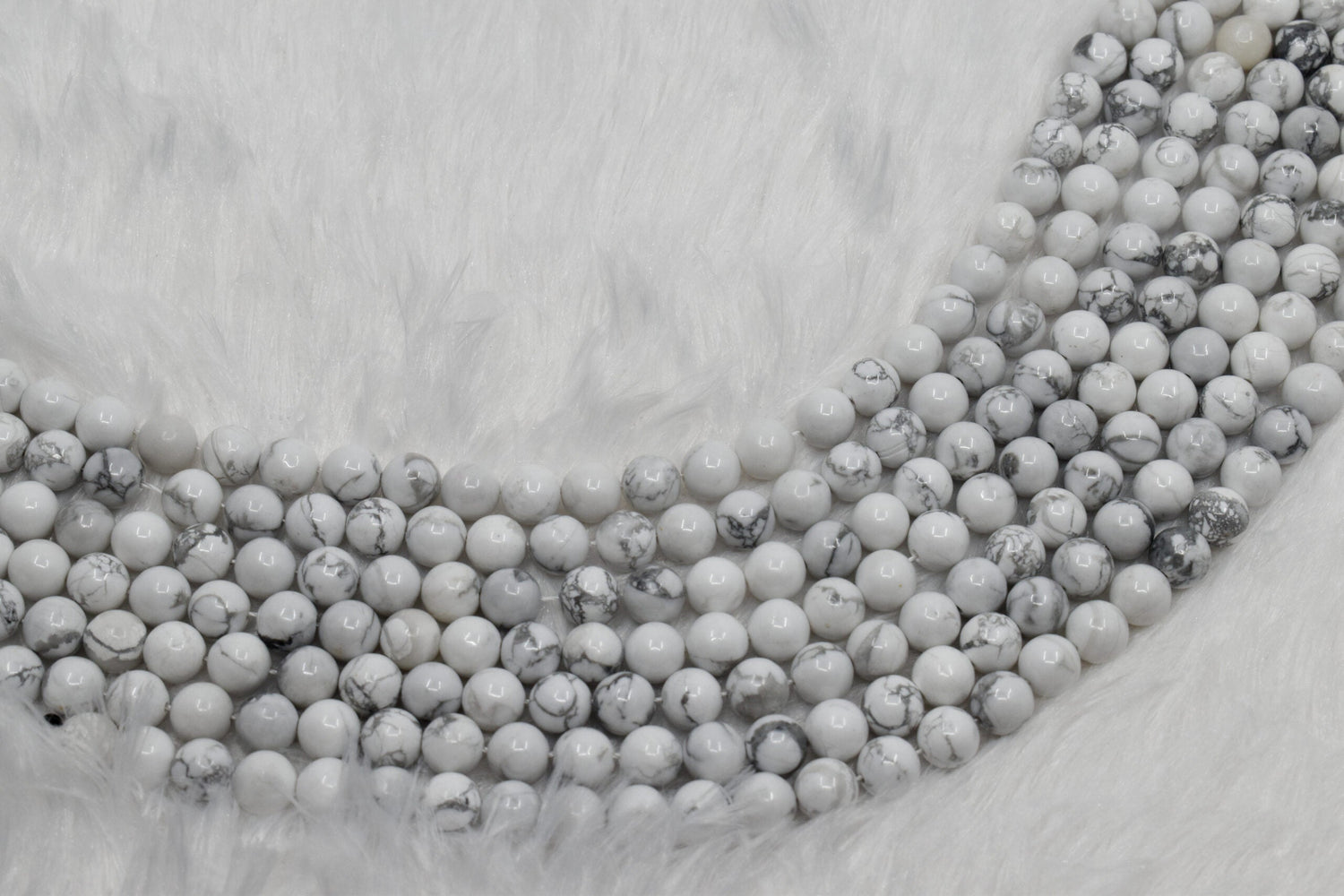 Howlite Round Beads