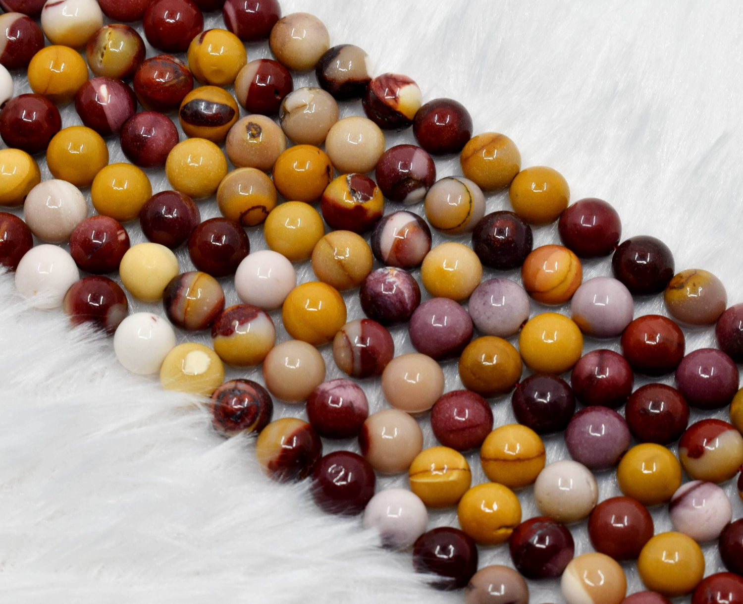 Mookaite Round Beads