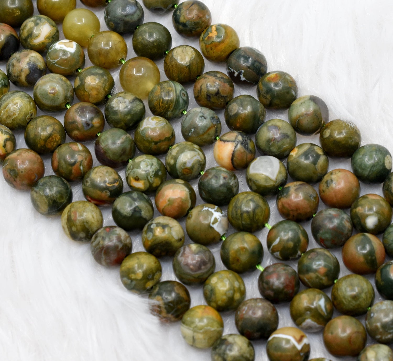 Ocean Jasper Round Beads