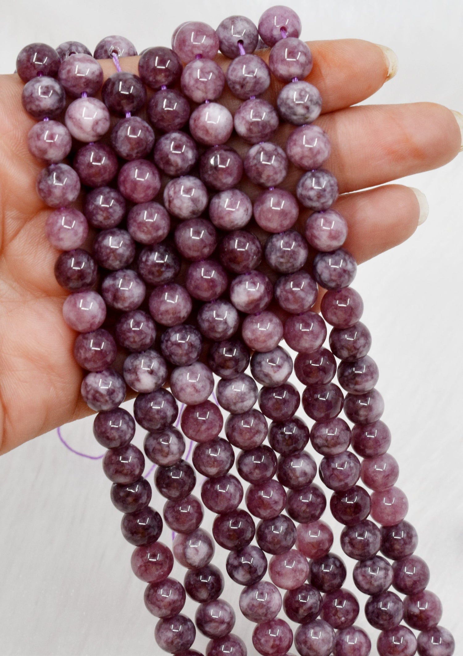 Pink Tourmaline Heated Round Beads