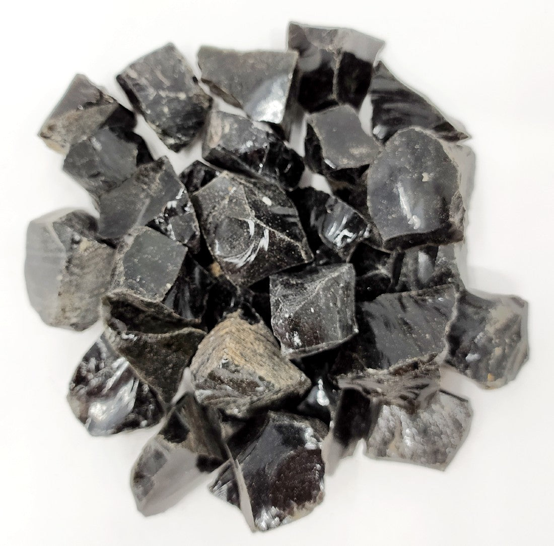 Black Obsidian Rough Rocks