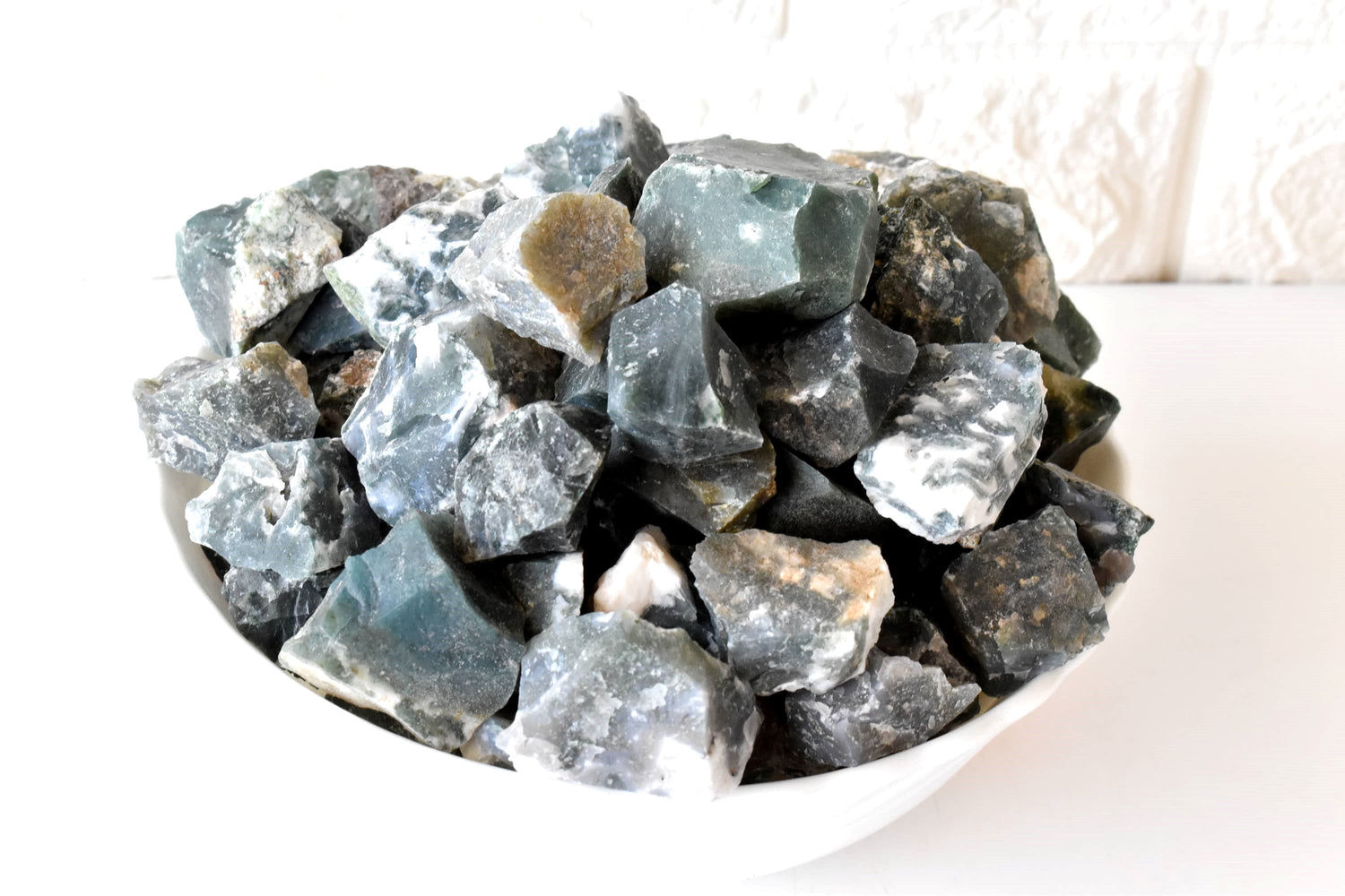 Moss Agate Rough Rocks