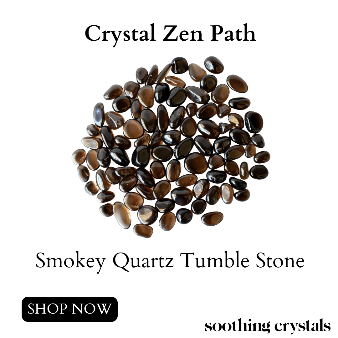 Dark Smokey Quartz Tumbled Stones