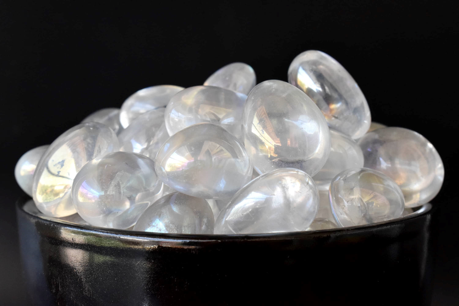 Aura Quartz Rainbow Tumbled Stones