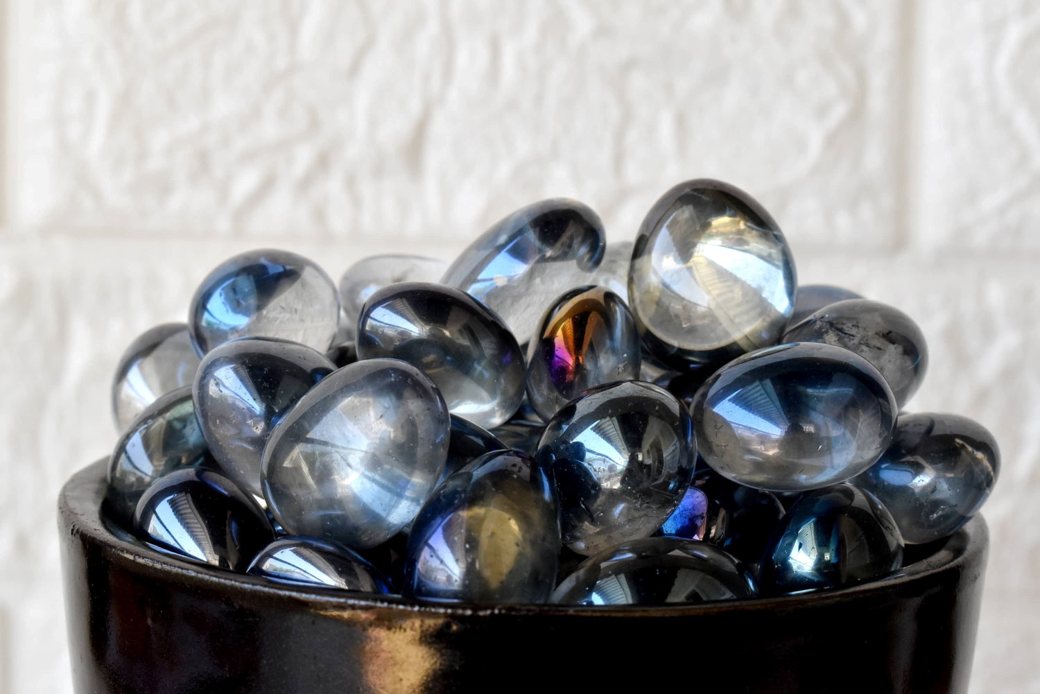 Aura Quartz Labradorite Tumbled Stones