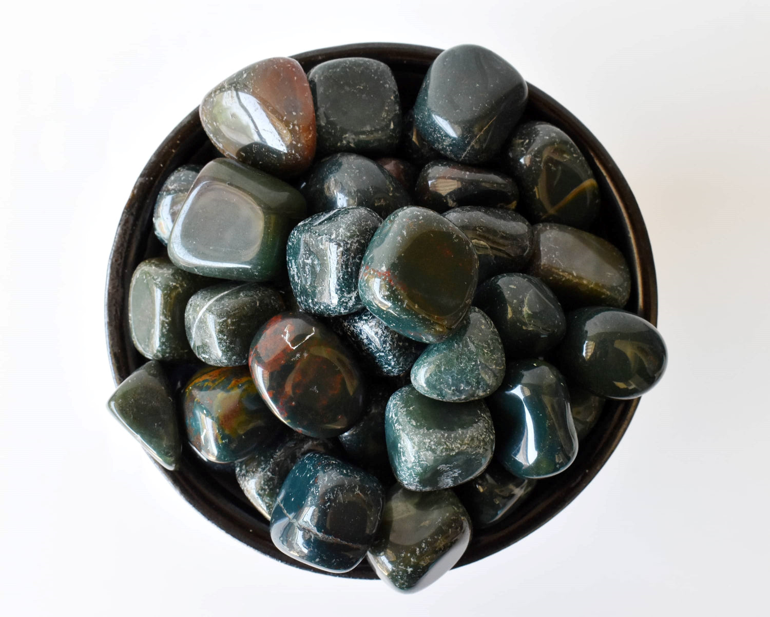 Bloodstone Tumbled Stones