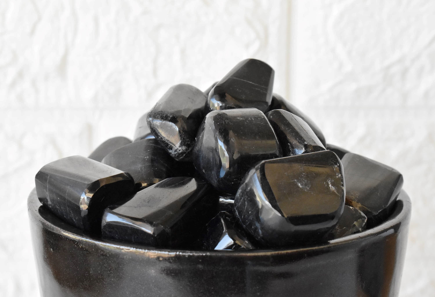 Black Tourmaline Tumbled Stones