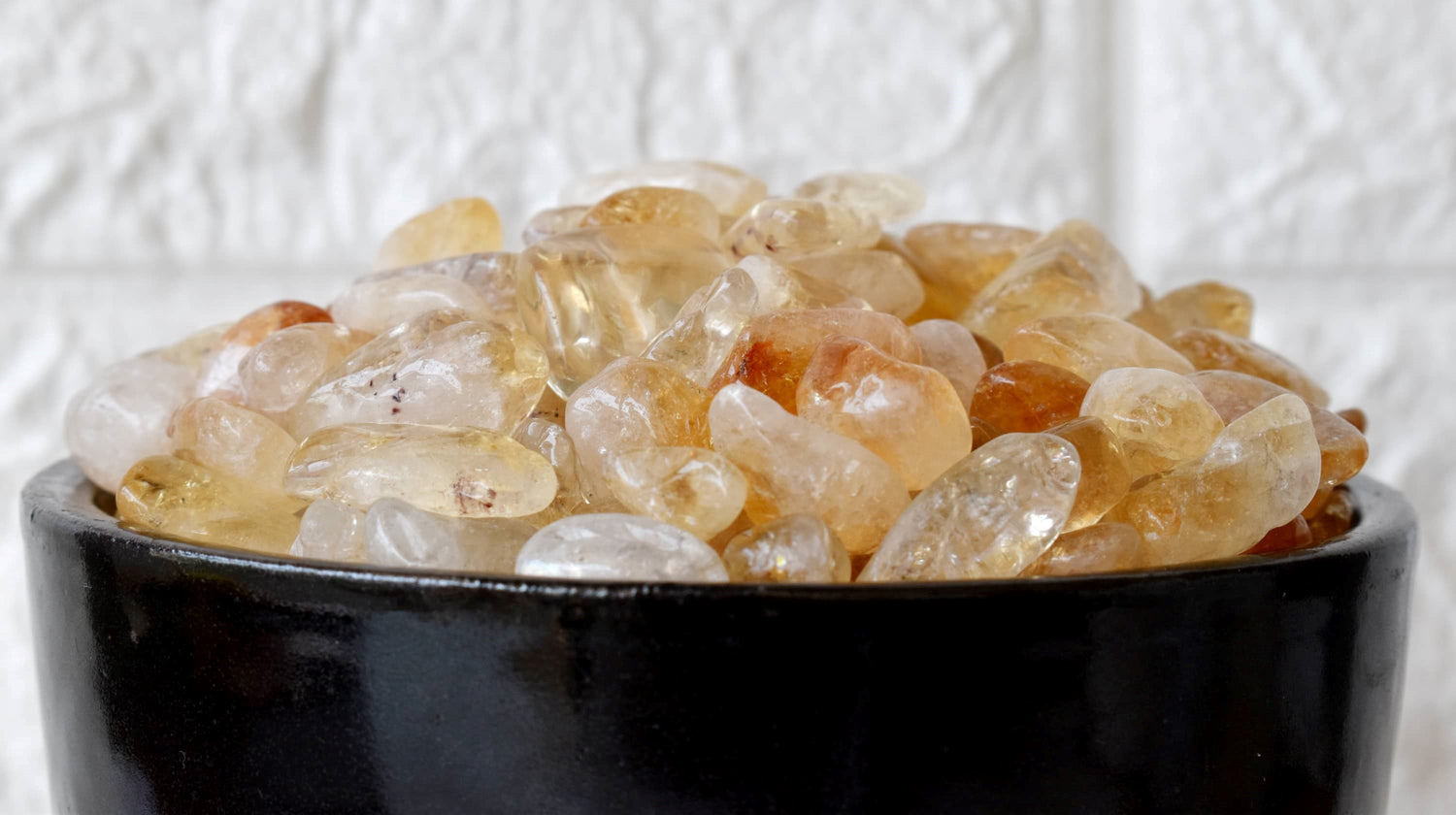 Heated Citrine Tumbled Stones