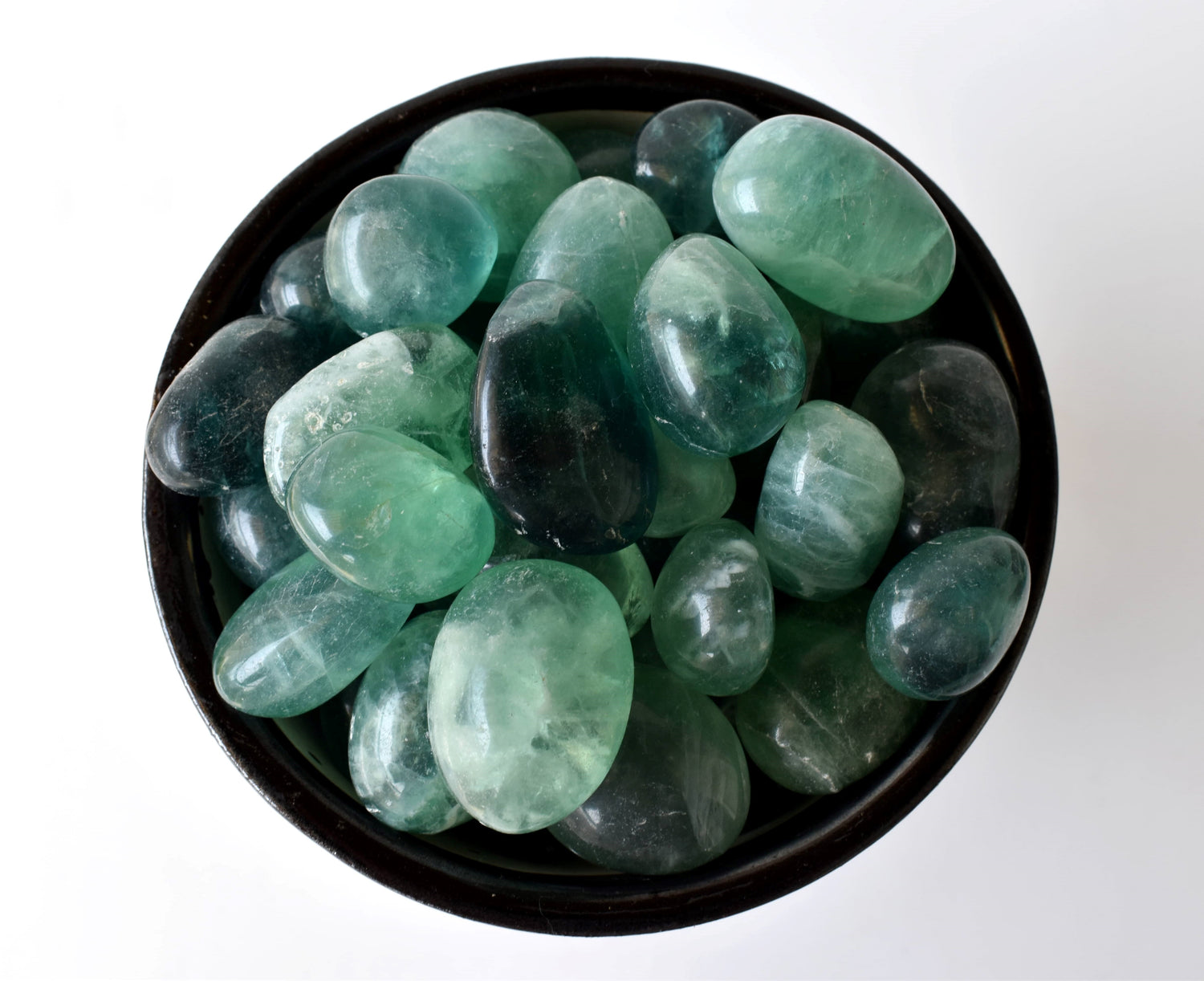 Green Fluorite Tumbled Stones