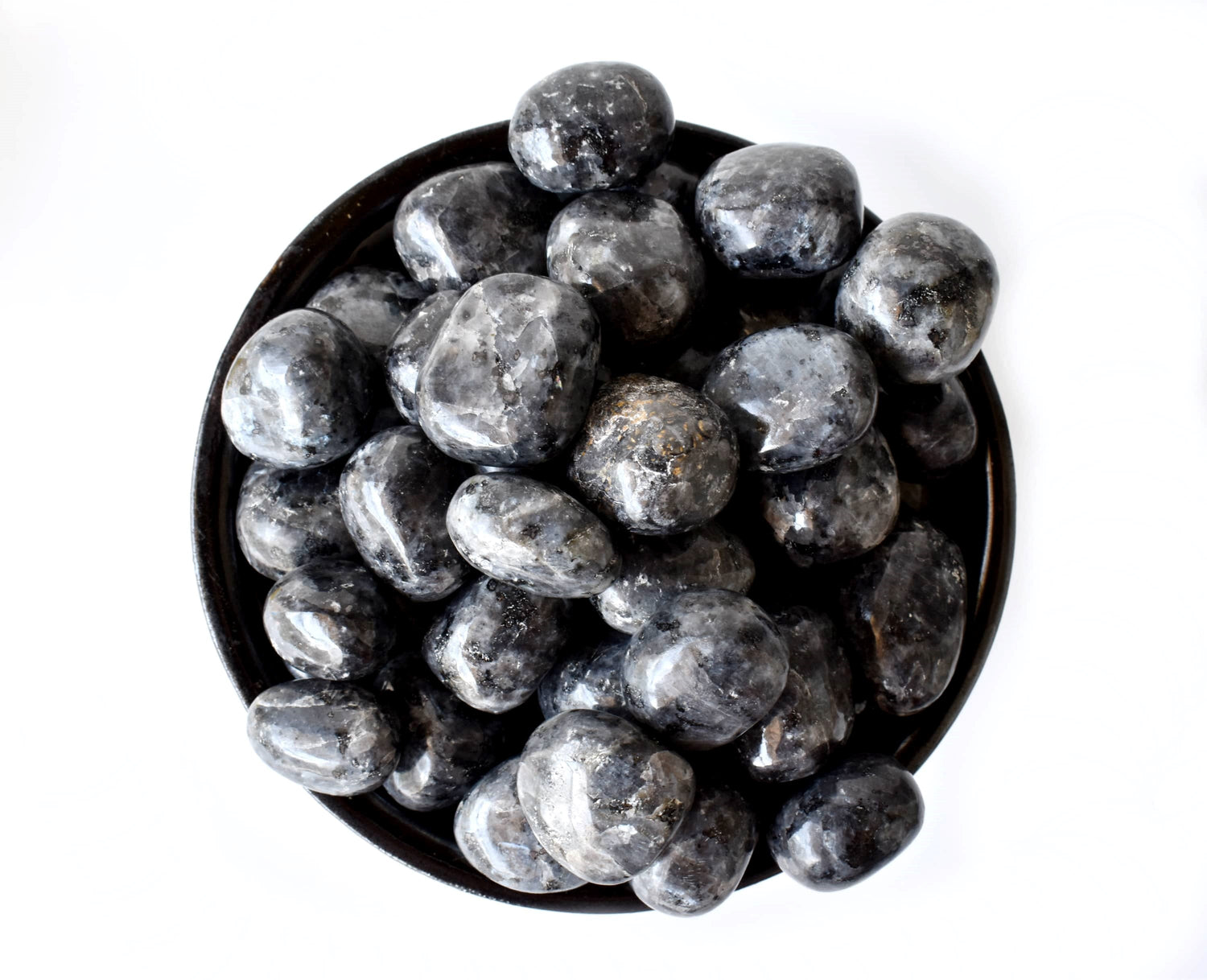 Larvikite Tumbled Stones