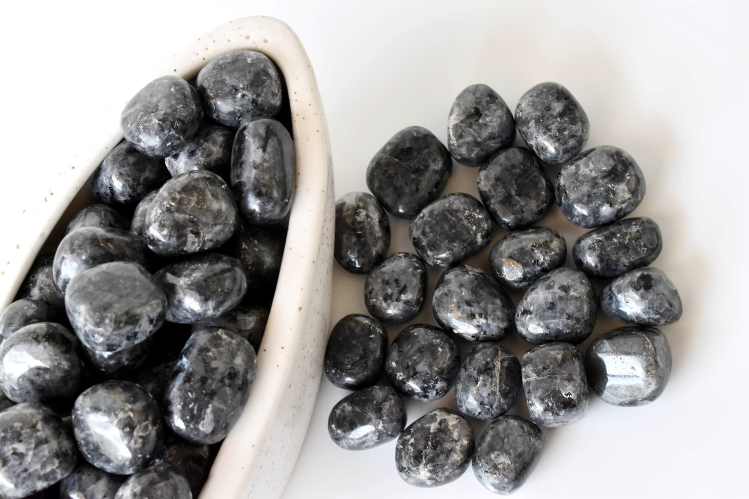 Larvikite Tumbled Stones