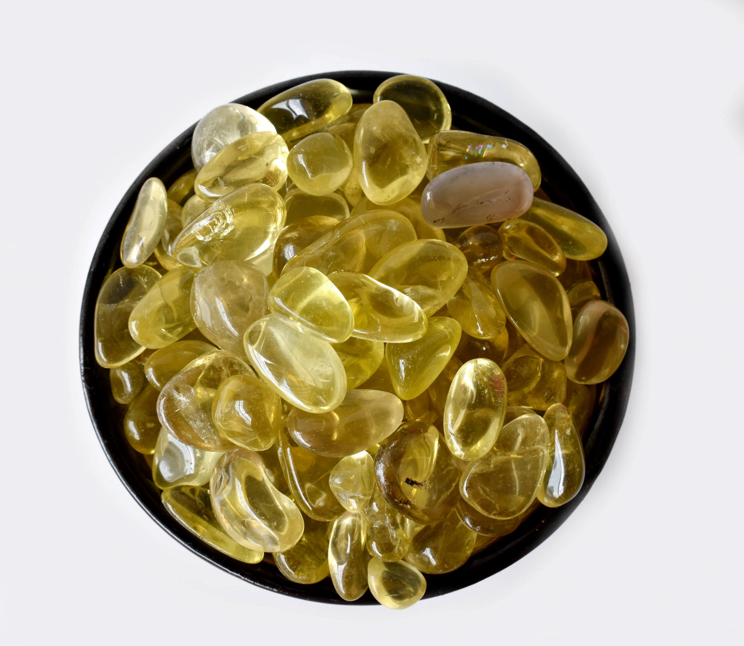 Lemon Quartz Tumbled Stones