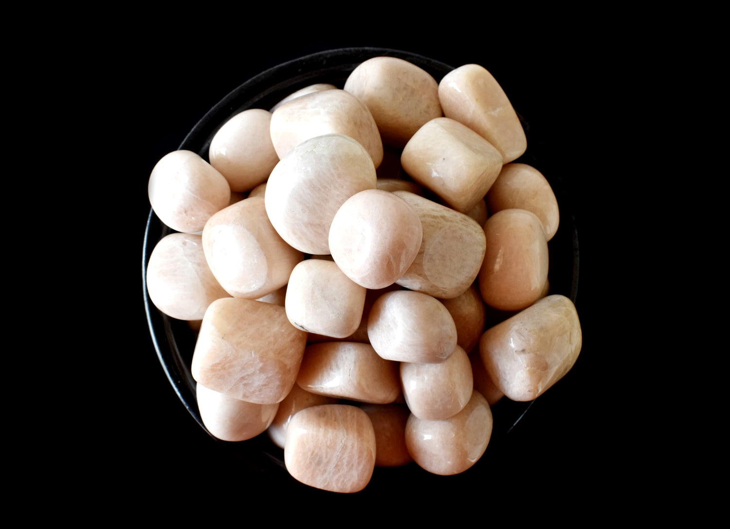 Peach Moonstone Tumbled Stones