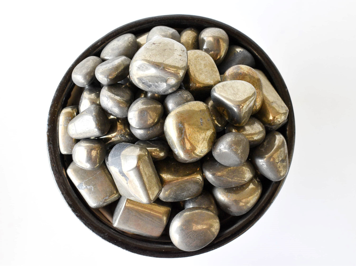 Pyrite Tumbled Stones