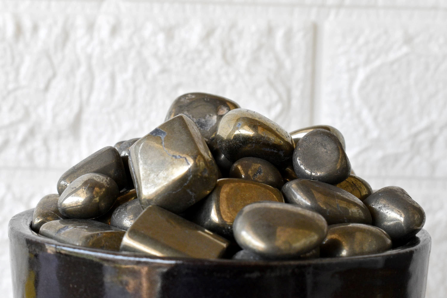 Pyrite Tumbled Stones