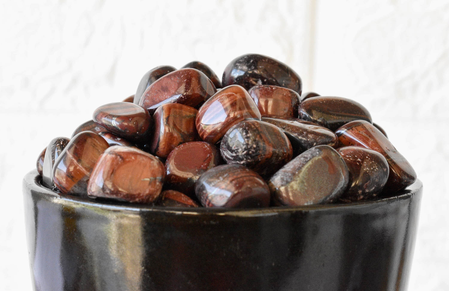 Red Tiger Eye Tumbled Stone
