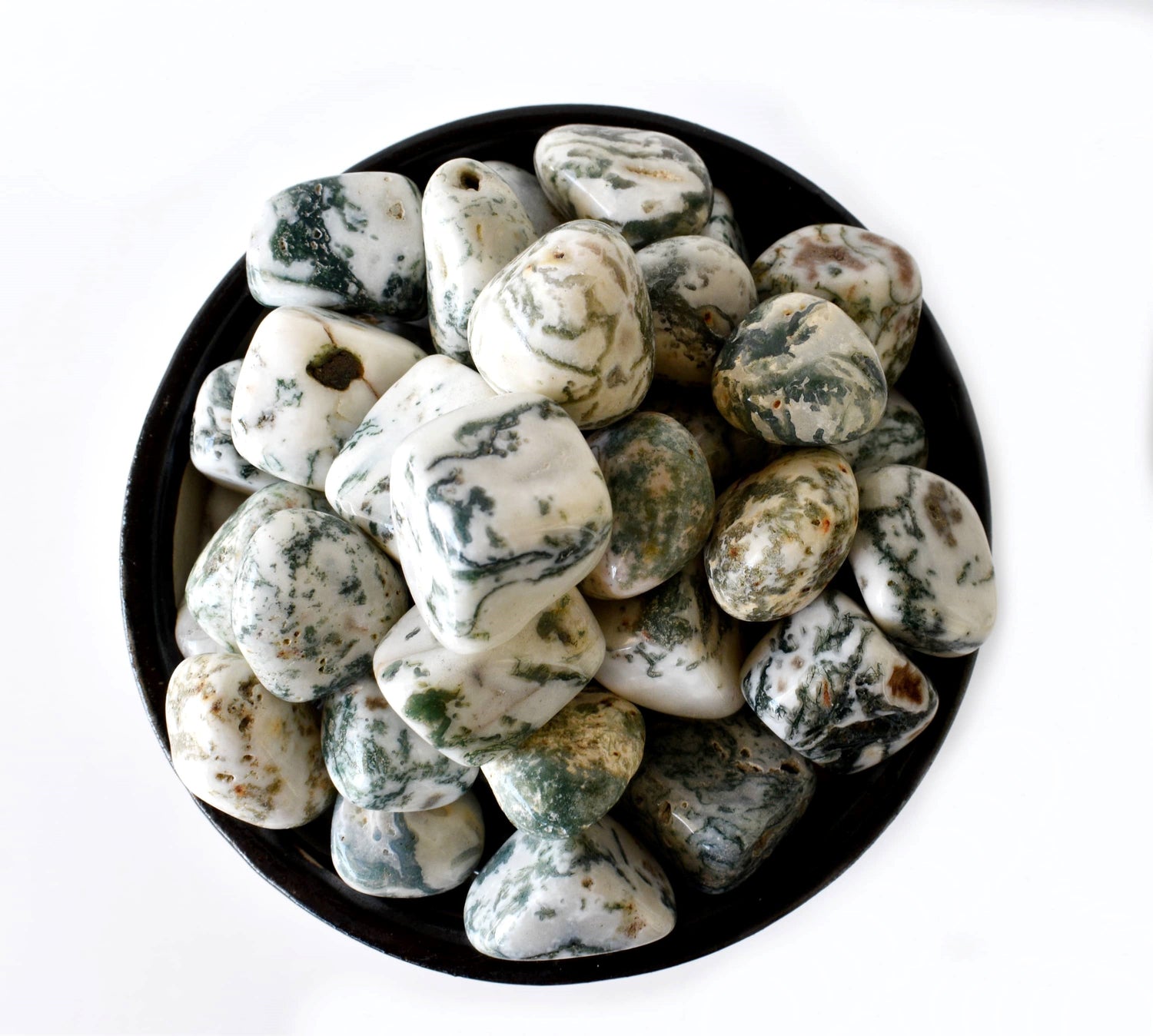 Tree Agate Tumbled Stones