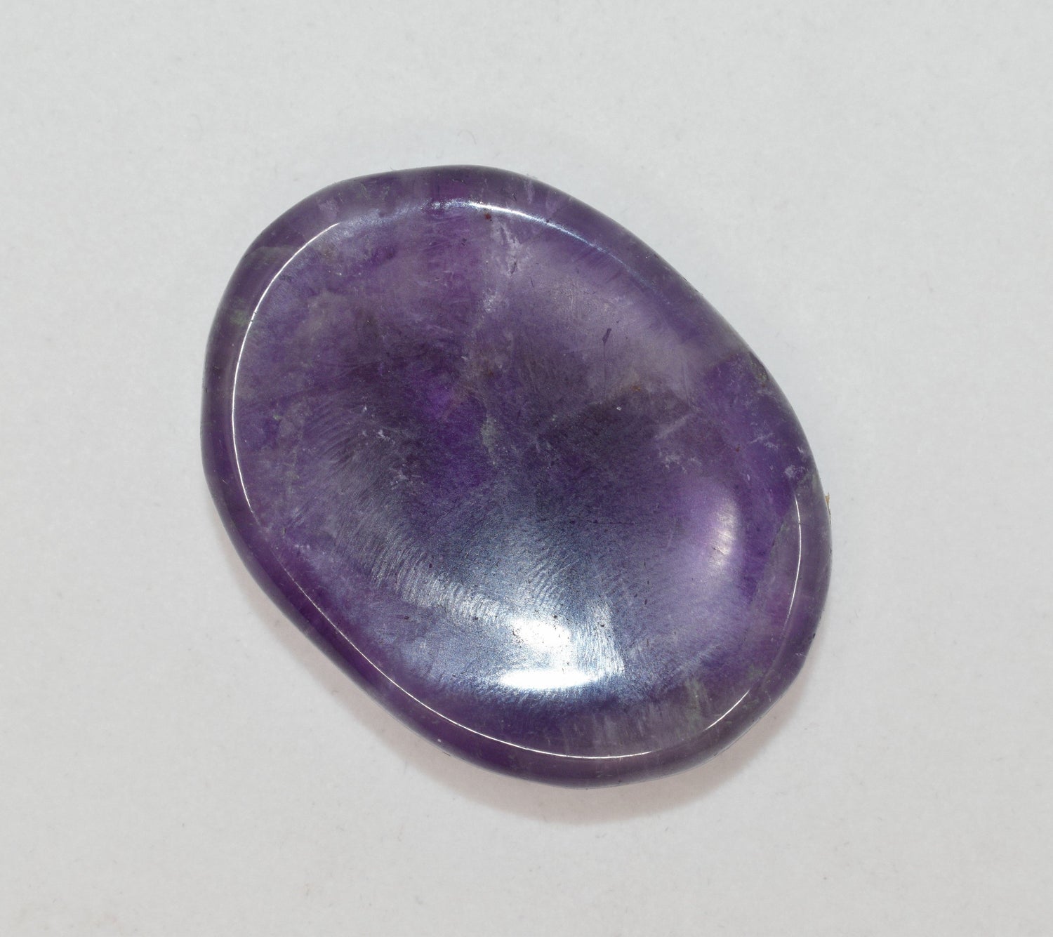 Amethyst Worry Stone for crystal healing 