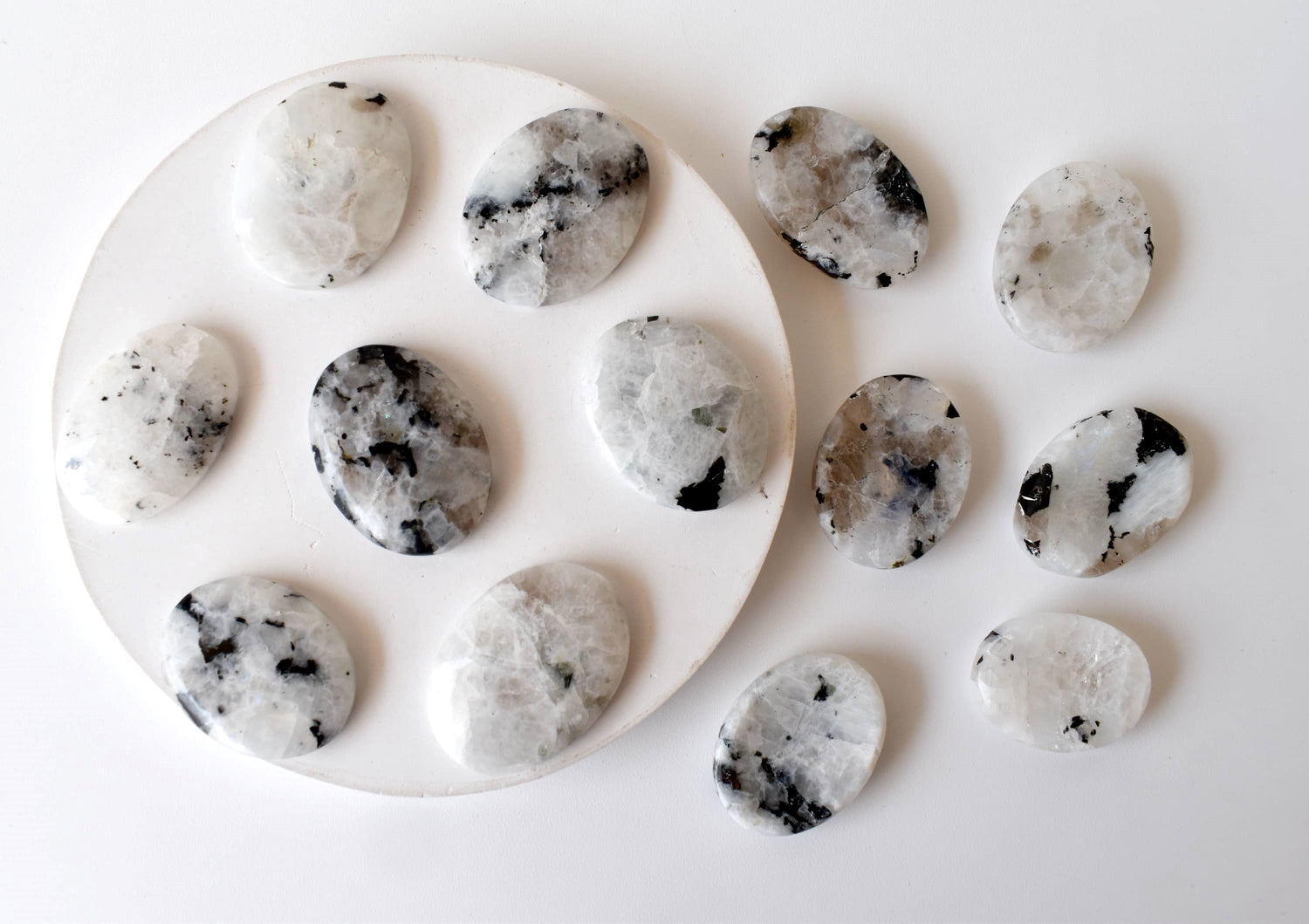 Rainbow Moonstone Pocket Stones