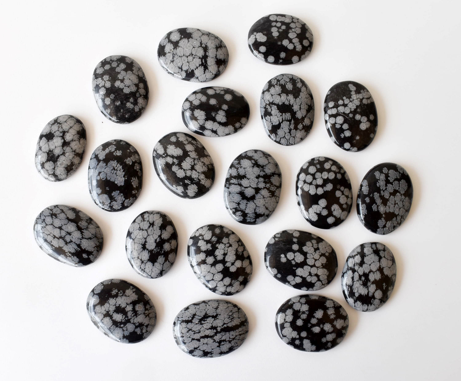 Snowflake Obsidian Pocket Stones