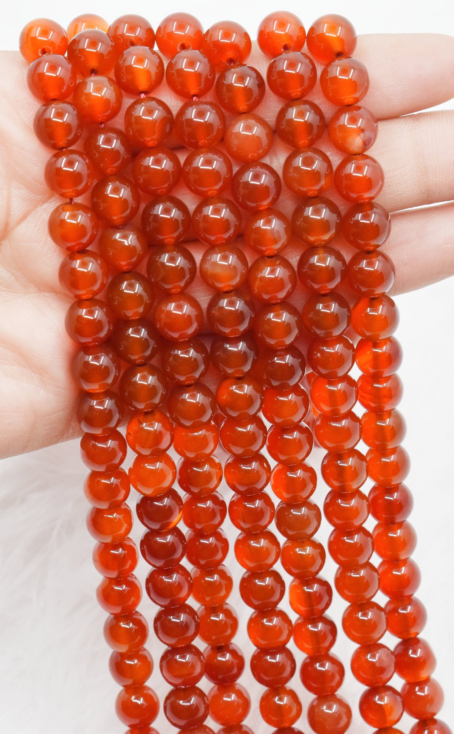 Red Onyx Round Beads